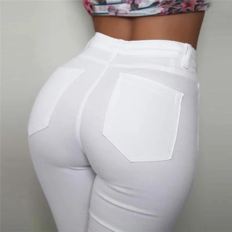 Women Elasticity Bell-bottoms Pants Solid High Waist Elegant Long Pants Fashion Ladies Full Length Trousers Pantalon Femme